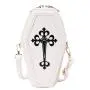 Fashion retro dark character cross coffin female BAG PU inclined span bag