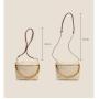 New Designer Metal Chains Handle Woman Bag 2021 Ladies Handbags Fancy Cloud Shoulder Bag