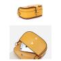 Hot Selling Genuine Leather Ladies Saddle Shoulder Messenger Fancy Women Crossbody Bags Purses And Lady Handbags