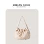 Popular PU Material Soft Handbag Shoulder Shopping Tote Bag With Design Shopping Bags Women Shoulder