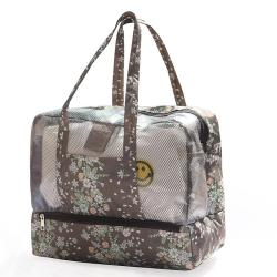 Swimming Wet And Dry Separation Bag Travel Waterproof Beach Bag Swimsuit Storage Tote Bag