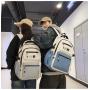 ZR808 New Schoolbag Backpack High Capacity Waterproof Nylon Unisex Computer Bag High School Students Leisure Style Backpack Tren
