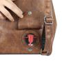 Luxury Leather Wine Backpack with Hidden Dispenser Insulated Large Wine Carrying Carrier Set with Wine Bladder