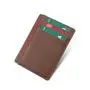 Slim minimalist leather small credit card wallet pu card case wallet thin card holder
