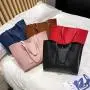 New Design Large Capacity Women's Tote Bag Pu Leather Zipper Two Piece Set 2024 New Cheap Women's Handbag Ladies Shoulder Bag
