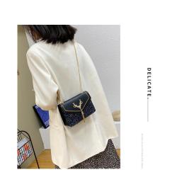 Hot Sale Korean Fashion Tassel Women's Small Square Bags Factory Wholesale Chain Women's Single Shoulder Bags