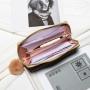 New Product Women's Coin Purse 2024 New Diamond Embroidery Pu Leather with Fur Ball Wallet Small Card Case Casual Clutch Bag