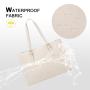 LOVEVOOK 2pc fashion office lady 15.6 in PU leather tote handbag sets large shoulder bags laptop briefcase work bag for women