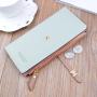2023 New Women Wallets Clutch Bag Purses Long Wallets For Girl Ladies Money Coin Pocket Heart Shape Card Holder Wallet