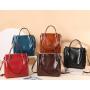 2024 New big genuine leather shoulder tote bags for women's totes handbags ladies luxury shoulder leather bags wholesale