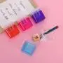 Double Hole Plastic with Cover Garbage Can Type New Ps Material Pencil Sharpener Children's Stationery Stock