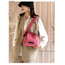 HR362 New Fashion Versatile Nylon Shell Shape Bag Lightweight One Shoulder Crossbody Bag Casual and Simple Outdoor Sports Bag