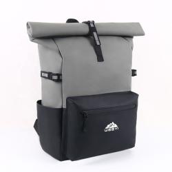CHANGRONG Custom Waterproof leather 15.6 men laptop travel backpack with logo