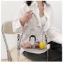 Women Fashion Shoulder Bags Clear Jelly Clutch Purse Transparent Handbags