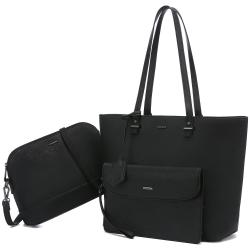 Lovevook fashion designer luxury hand bags set female PU leather work tote bags for women high quality ladies purse and handbags
