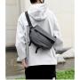 ZF093 Fashion Leisure Travel Simple Crossbody Bag Men Waterproof Chest Bag Lightweight Biker Tide Cool Shoulder Backpack