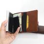 A7 binder metal wallet leather rfid wallet for men credit card wallet