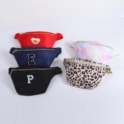 Keymay Factory Out door Carry Waterproof Waist Bag Leisure Men's Nylon Sport Cross body Chest Belt Bag Kid's Carton Fanny Pack