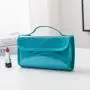 Travel Folding Hanging Personal Toiletry Cosmetic Organizer Bag Portable PVC Waterproof Wash Toilet Bag Women