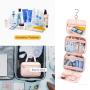 LOVEVOOK New Fashion Travel PVC Cosmetic Bags Portable Hanging Hook Women Toiletry Organizer Storage Makeup Bag Bath Wash Pouch