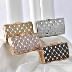 New arrival chain crossbody wholesale retro alloy clutch bag lady banquet bag handbag women's evening dress bag