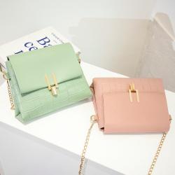 Printing new small square bag 2024 ladies pu leather small bag female wholesale leisure fashion crossbody bag