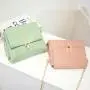 Printing new small square bag 2024 ladies pu leather small bag female wholesale leisure fashion crossbody bag