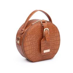 2024 Custom Crocodile Round Purse And Handbag Low MOQ Fashion Designer Handbags Famous Brands