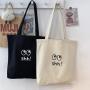bag wholesale handbag factory custom bags Environmental Protection Large Capacity Shopping Bag Pure Color Student Schoolbag Girl