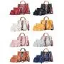 ZR359 New Fashion Woman Handbag Sets Four Piece Cover Mother Bag Handheld Lady PU One Shoulder Crossbody Bag Female Bucket Bag