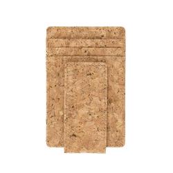 RFID Blocking magnetic cork credit card holder eco-friendly cork money clip card holder