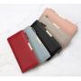 ZR607 Women's Long Wallet Fashion Girl PU Open Wallet Horizontal Square ID Card Holder Handbag Coin Purse Colored Zero Wallet