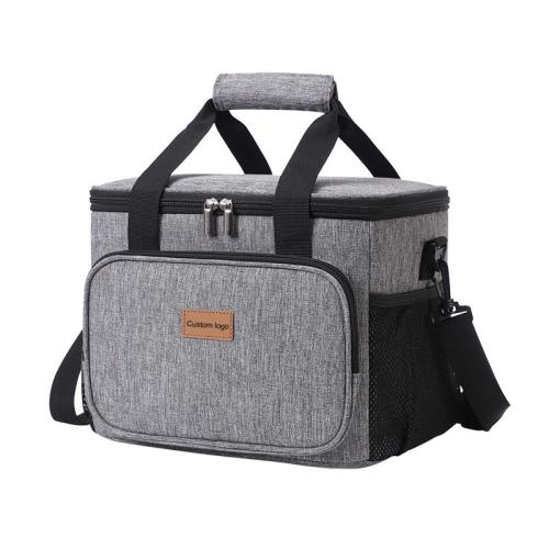 Wholesale Large Capacity Shoulder Handbag Insulated Lunch Box Eco Friendly Oxford Cooler Bag For Picnic Lunch Commuting