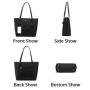 LOVEVOOK 2022 PU Leather Purse and Handbags for Ladies Designer Elegent Large Shoulder Bag Luxury Women Tote Bags