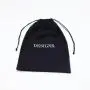 Custom Logo Printed Twill Cotton Drawstring Clothing Packaging Bag White Black Cotton Twill Gift Dust Bag