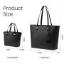 LOVEVOOK 2023 Stylish 2pcs PU Leather Fashion Hand bag Ladies Shoulder Bags Shopping Parties Tote Satchel handbag setsfor Women