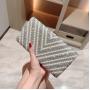 New arrival pearls clutch bag women square purses dress clutch bag small pearl luxury dinner clutch bag evening handbags