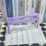 Gelory TPU Large Capacity Double-Layer Transparent Stationery Bag Custom Triangular Pencil Case For Exam
