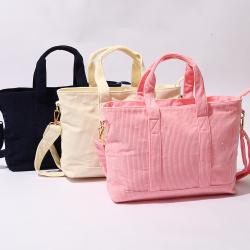 Fall Corduroy Bag Collections Cheery Colorful Terry Large Pouch Slouchy Corduroy Tote
