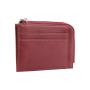 Custom Leather Zipper Wallet With Card Holders Genuine Leather Small Zipper Coin Purse