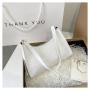 2024 New Small Square Diamond Lattice Bag Pu Solid Zipper Fashion Single Shoulder Messenger Bag With Purse Ladies Handbag