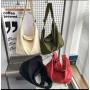 KBW549 Women Crossbody Bag Class Bag Girl Japanese Large Capacity Solid Colour Canvas Shoulder Bag