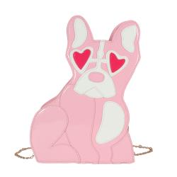 Fashion Chain Strap Shoulder Sling Bags for Women Luxury Small Phone Handbags Custom Dog Shape Crossbody Bag