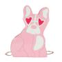 Fashion Chain Strap Shoulder Sling Bags for Women Luxury Small Phone Handbags Custom Dog Shape Crossbody Bag
