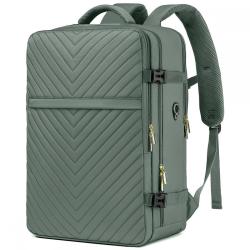 Custom Quilted Aesthetic USB Laptop Backpack Casual Quilted Nylon Versatile Travel Daypack For Women