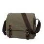 MGB034 Men's Single Shoulder Bags Canvas Vintage Messenger Crossbody Business Mobile Phone Bag Sling Casual Black Men Bag