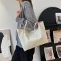 HR488 New Trend Women Handbag Woven Pattern Tote Shoulder Messenger Purses Bags PU Large Laptop Underarm Shopping Bag for Women