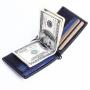Money Clip Mini Wallets Genuine Leather Male Purse Mini Vintage Slim Wallets