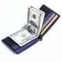 Money Clip Mini Wallets Genuine Leather Male Purse Mini Vintage Slim Wallets