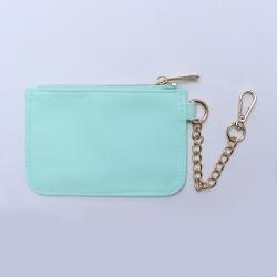 Keymay Stock 8 Colors Wholesale  Fashion Cute Customize Private Label Waterproof Mini Zipper Coin Purses